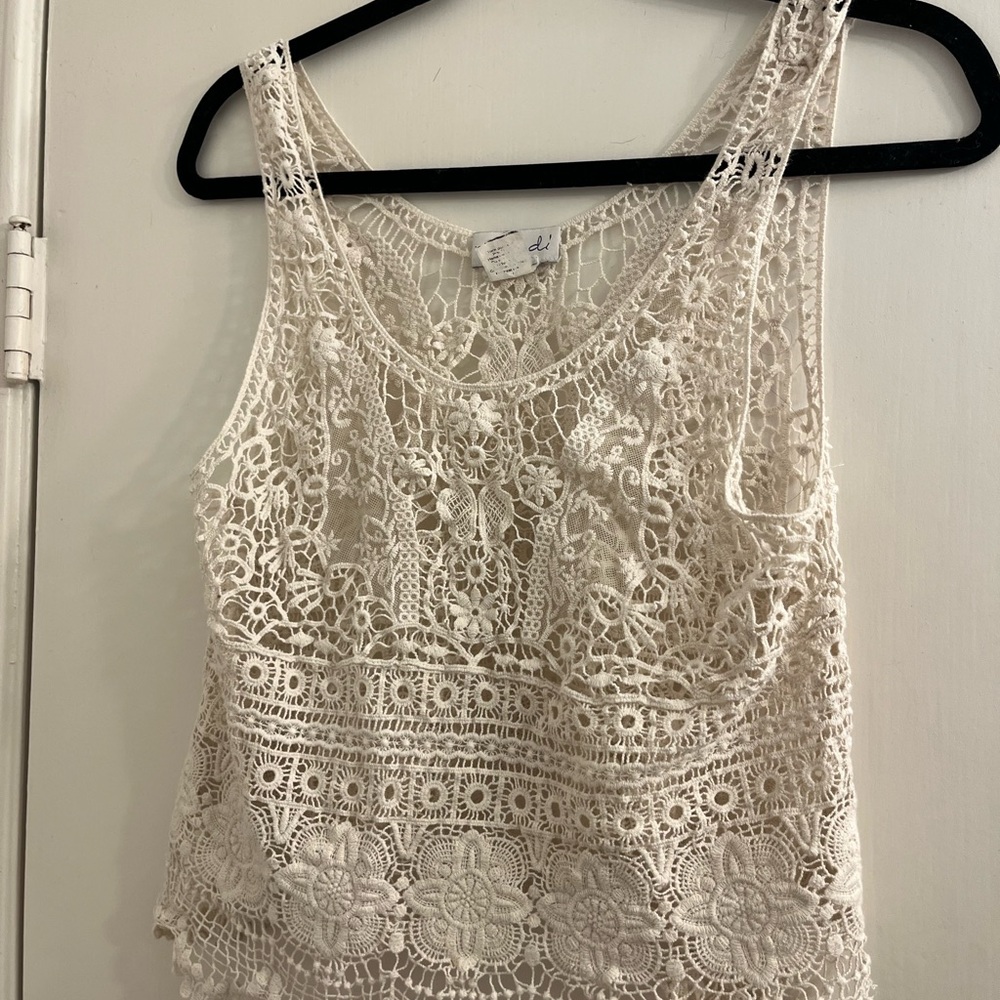 Cute lace tank